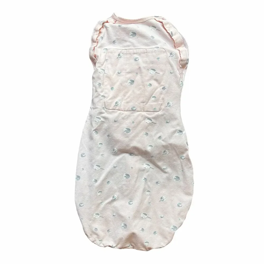 Happiest Baby Sleep Sack Pink Planet Print Infant Swaddle